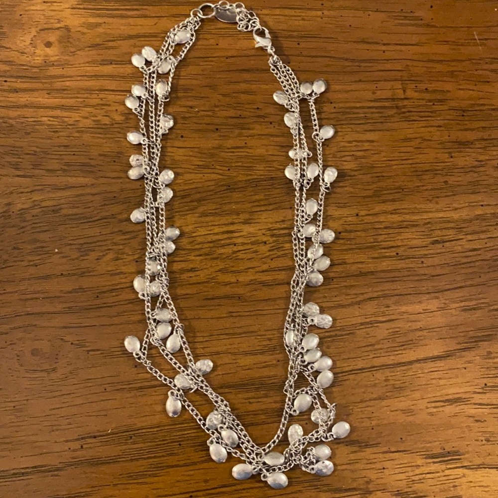 Silver plate necklace